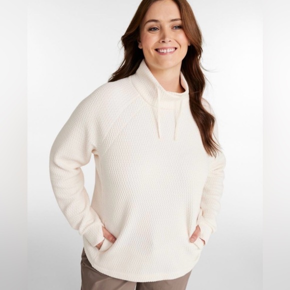 L.L. Bean Sweaters - L.L. Bean Women's Ridgeknit Crossneck Pullover